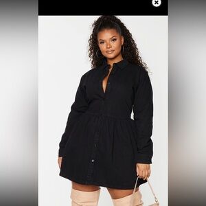 Black PLT Plus Dress